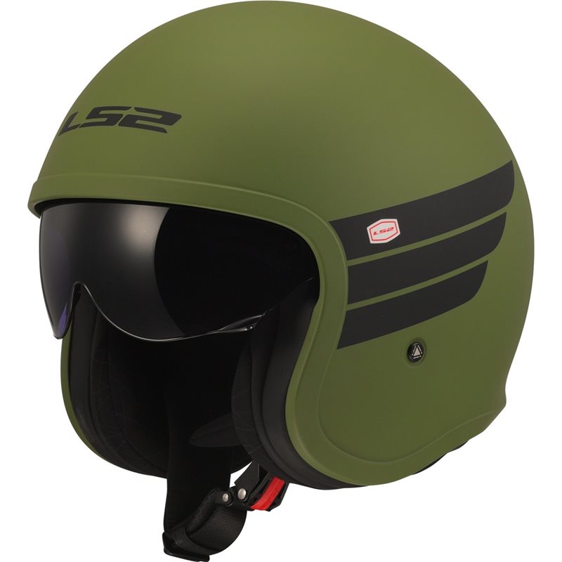 Hjälm Ls2 Of599 Spitfire Ii Retro Mattgrön