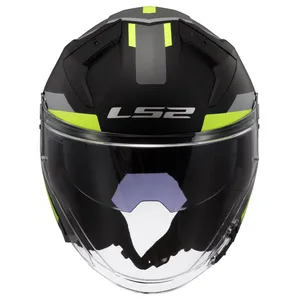 Hjälm Ls2 Of603 Infinity Ii Focus Matt Svart/Gul