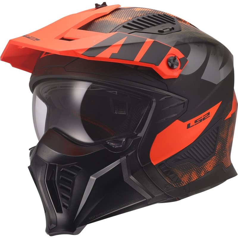 Hjälm Ls2 Of606 Drifter Gas Grå/Orange