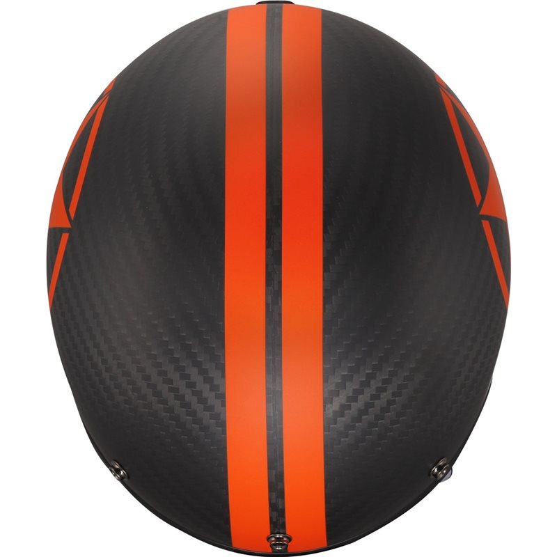 Hjälm Ls2 Of601 Bob Ii Carbon Star Orange