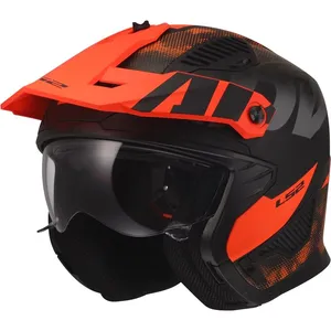 Hjälm Ls2 Of606 Drifter Gas Grå/Orange