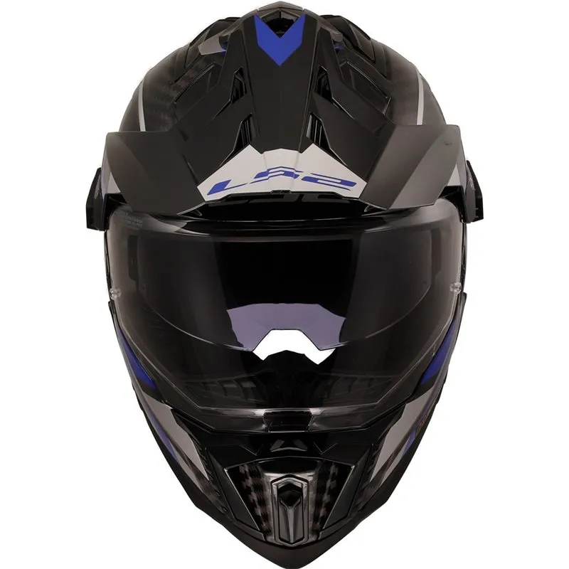 Hjälm Ls2 Mx701 Explorer Carbon Adventure Blå