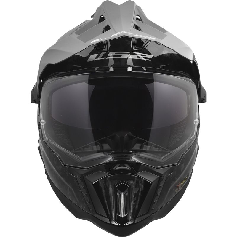 Hjälm Ls2 Mx701 Explorer Carbon Forged Svart