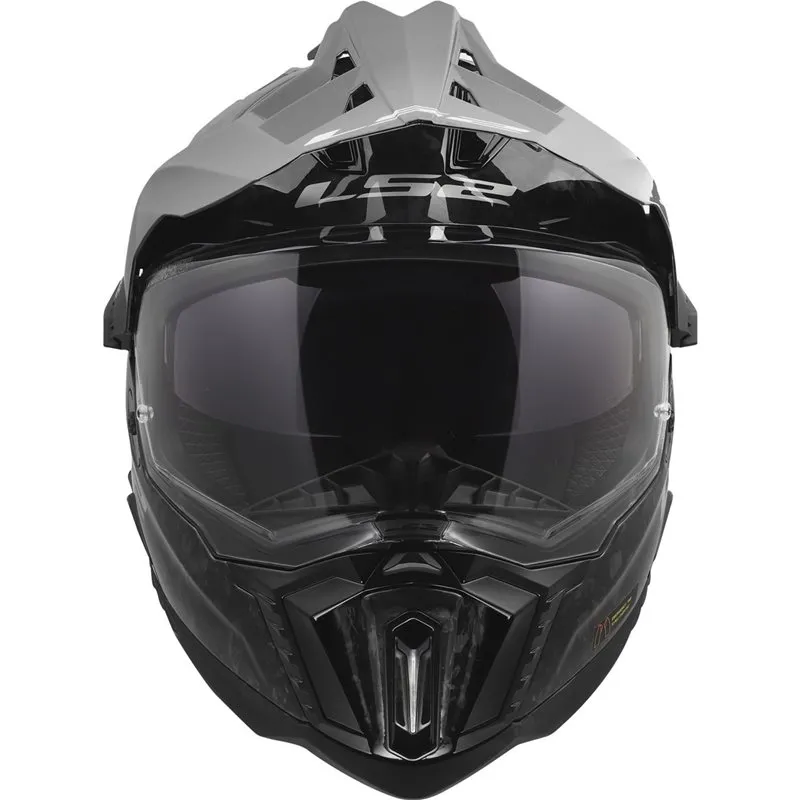 Hjälm Ls2 Mx701 Explorer Carbon Forged Svart