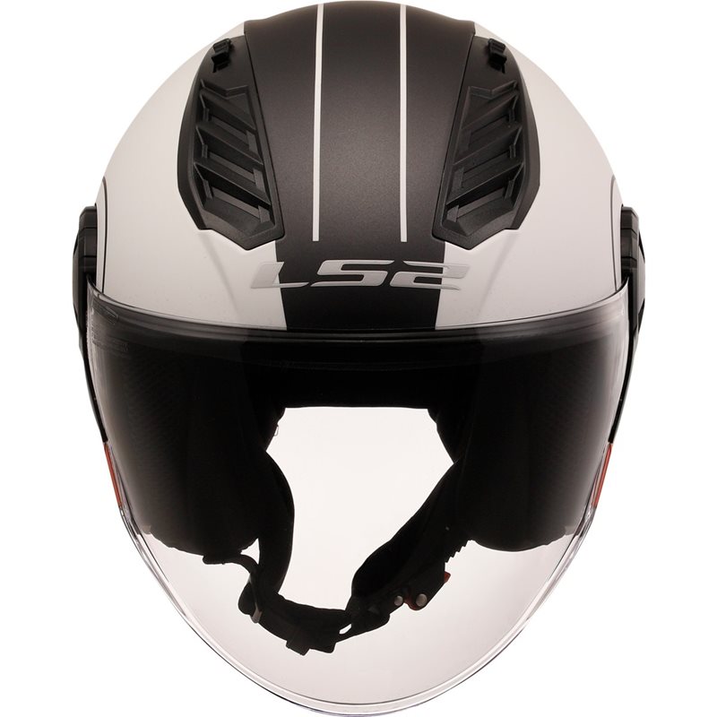 Hjälm Ls2 Of616 Airflow Ii Cover Matt Vit/Röd