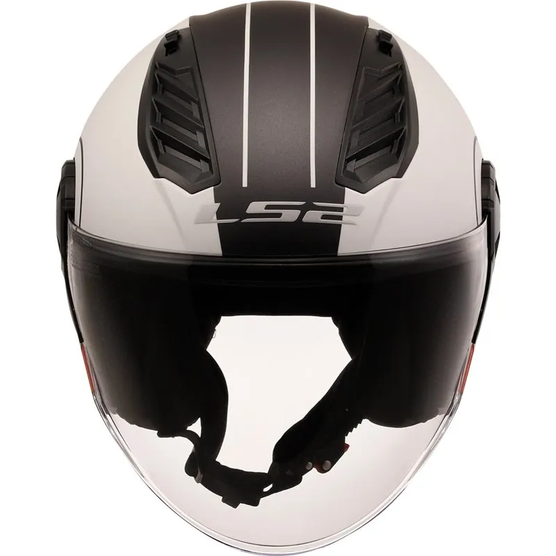 Hjälm Ls2 Of616 Airflow Ii Cover Matt Vit/Röd