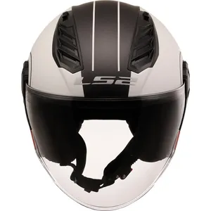 Hjälm Ls2 Of616 Airflow Ii Cover Matt Vit/Röd