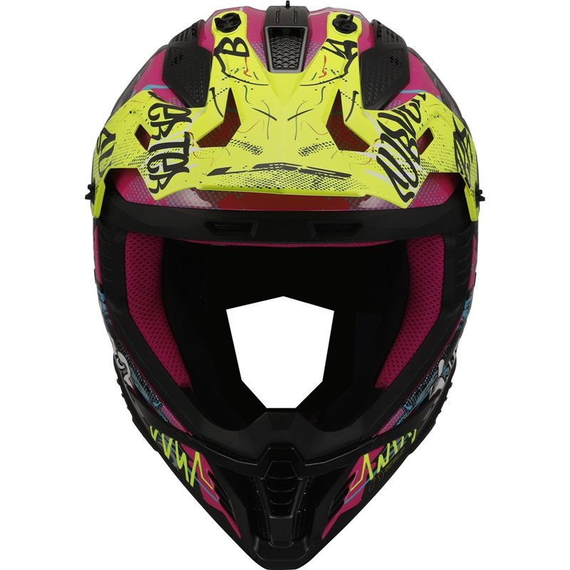 Hjälm Ls2 Mx708 Fast Ii Gorilla Lila/Gul
