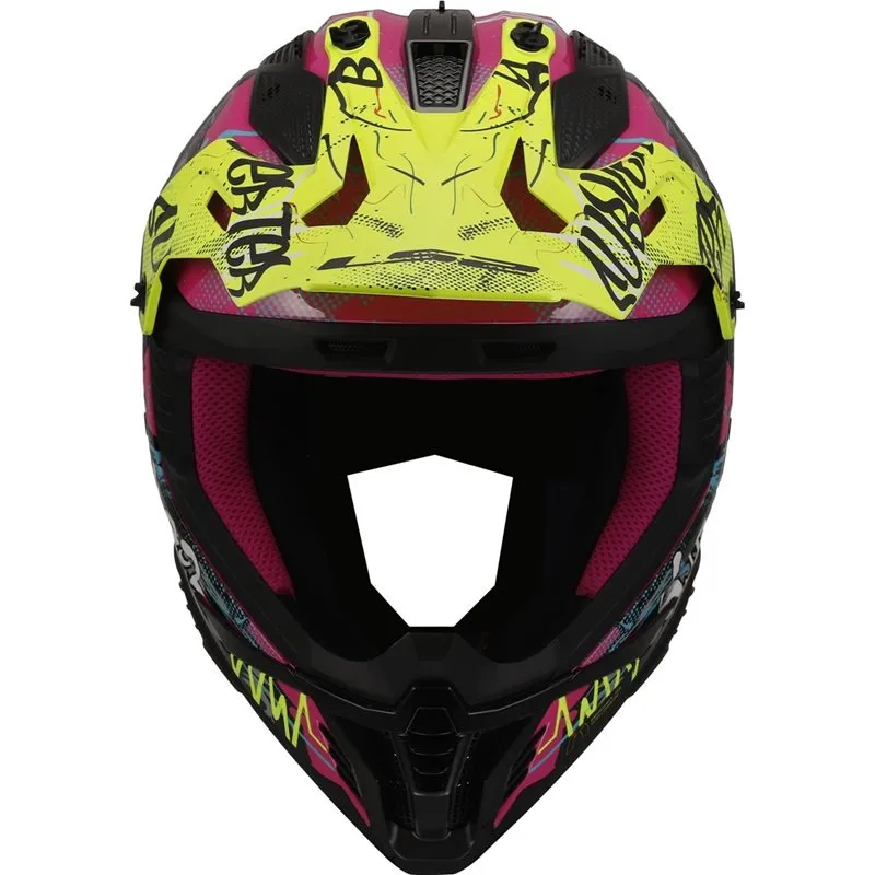 Hjälm Ls2 Mx708 Fast Ii Gorilla Lila/Gul