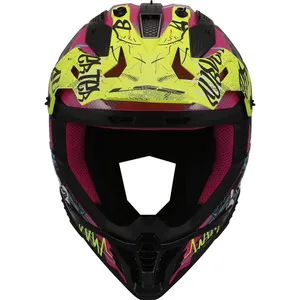 Hjälm Ls2 Mx708 Fast Ii Gorilla Lila/Gul