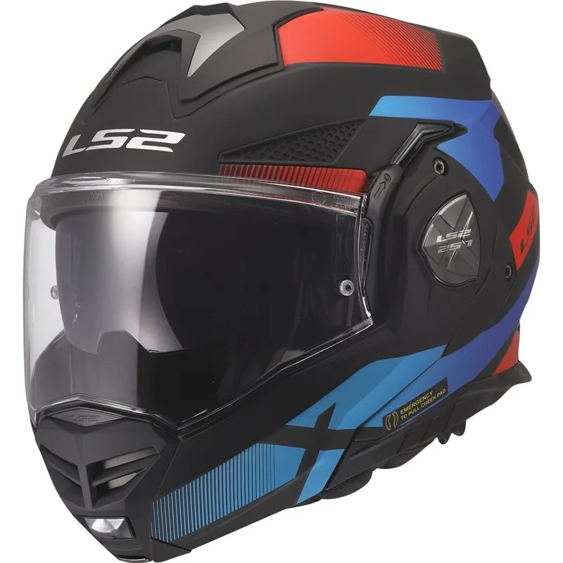 Hjälm Ls2 Ff901 Advant X Nova Svart/Röd/Blå