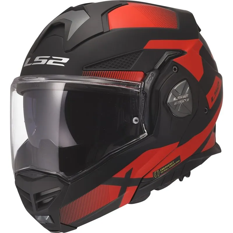 Hjälm Ls2 Ff901 Advant X Nova Svart/Röd