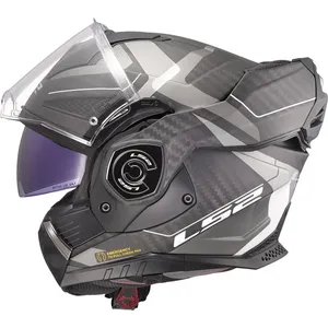 Hjälm Ls2 Ff901 Advant X Carbon Horizon Silver/Grå