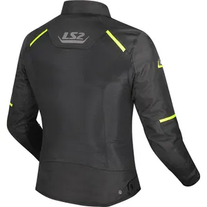 Jacka Ls2 Breeze Dam Svart/Gul