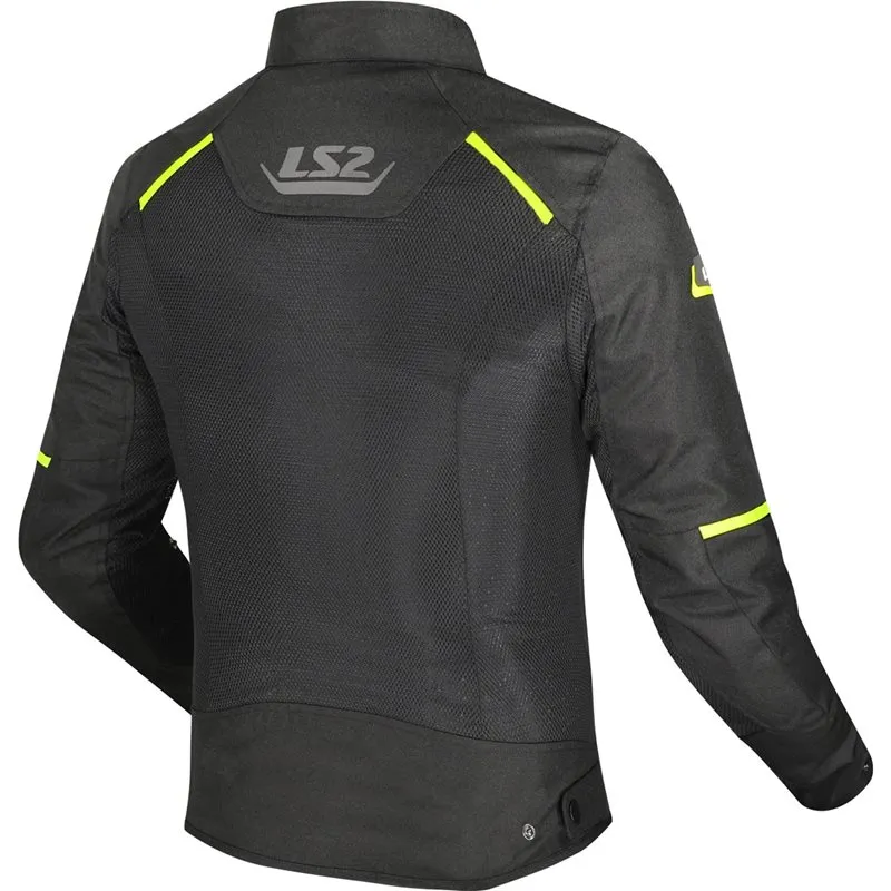 Jacka Ls2 Breeze Herr Svart/Gul