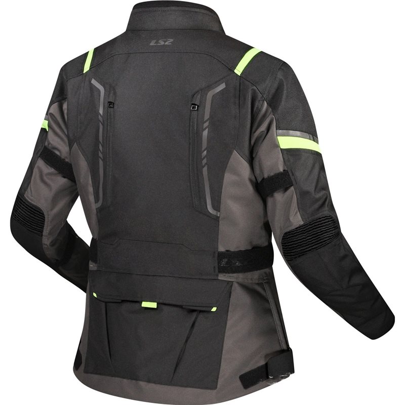 Jacka Ls2 Narvik Dam Grå/Svart/Gul