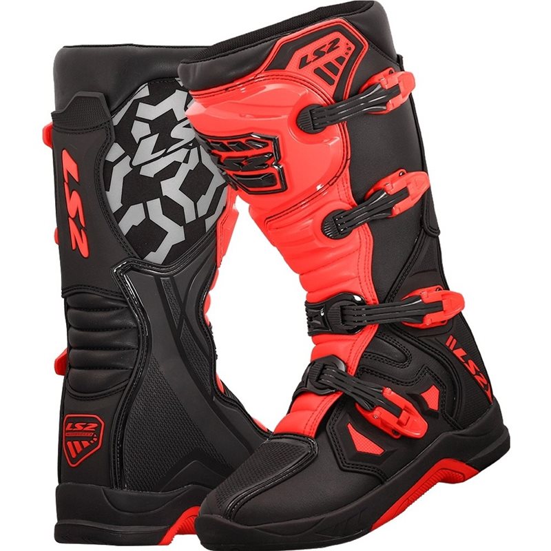 Stövel Ls2 Raptor Herr Svart/Röd