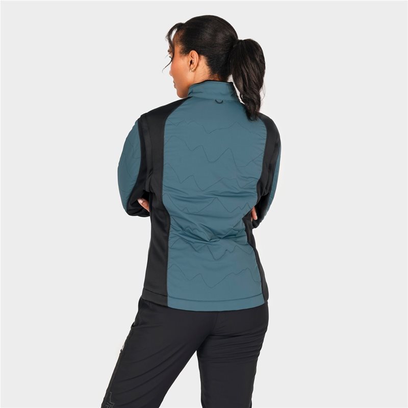 Jacka Knox Modra Waterproof Dam Svart/Blå