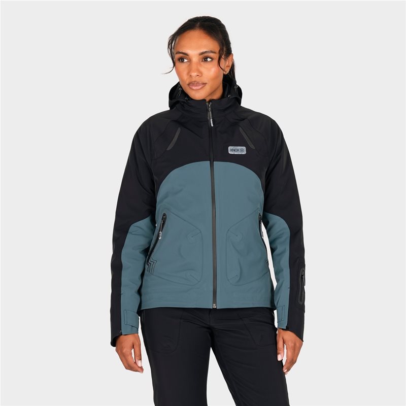 Jacka Knox Modra Waterproof Dam Svart/Blå