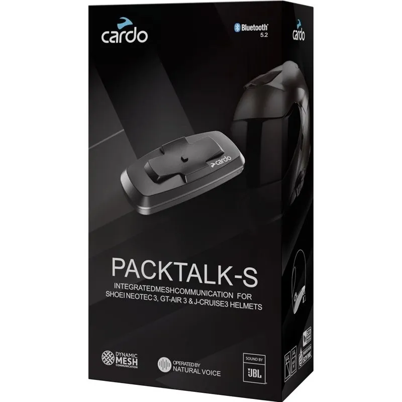 Cardo Intercom Packtalk S För Shoei Generation 3