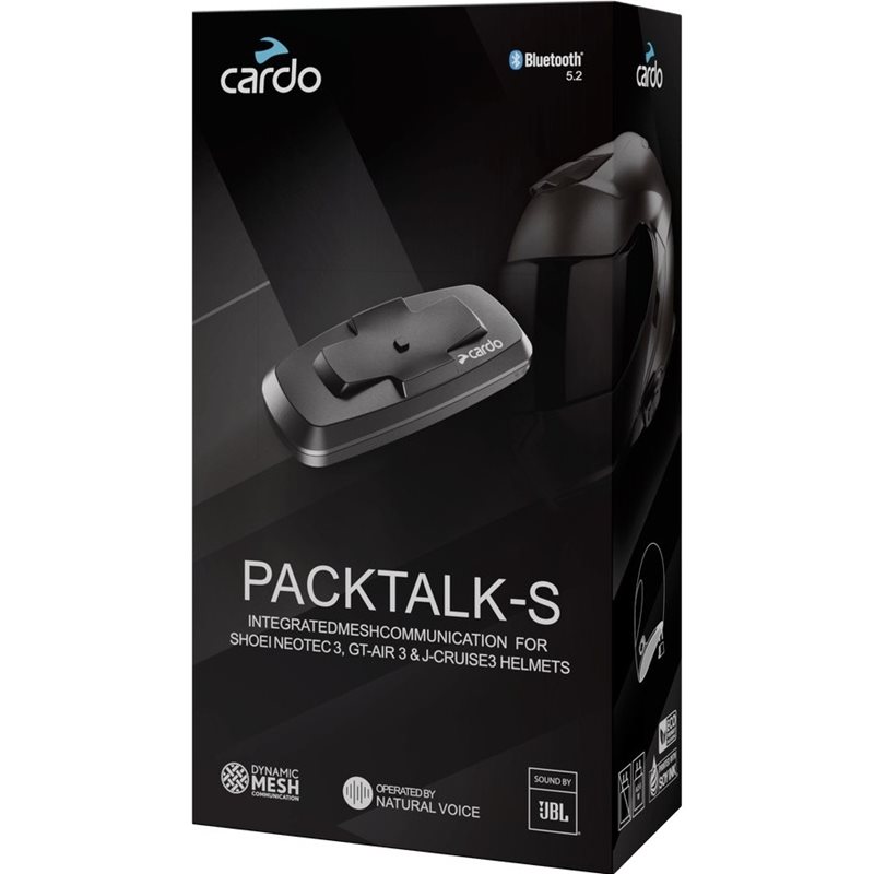 Cardo Intercom Packtalk S För Shoei Generation 3