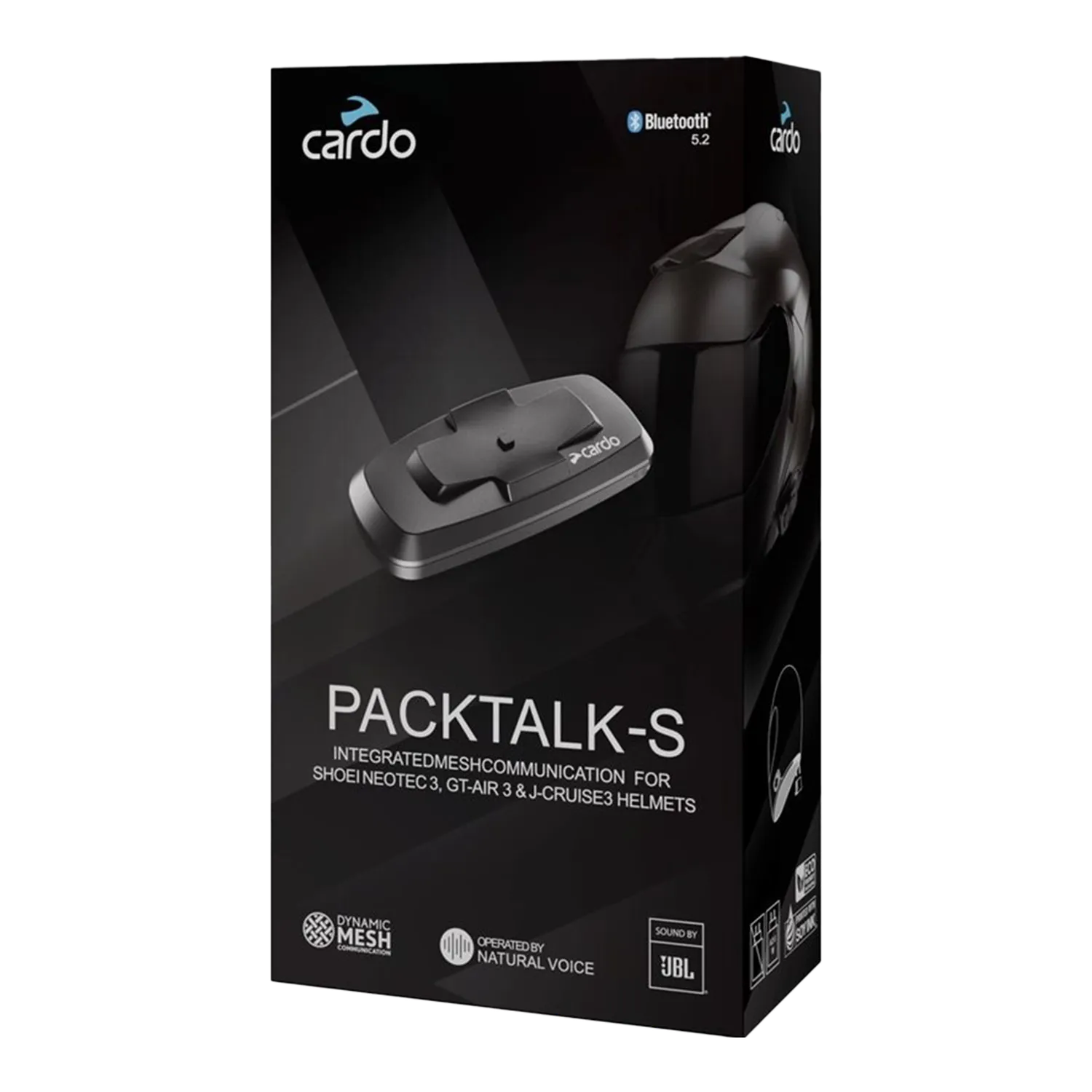 Cardo Packtalk S För Shoei Generation 3