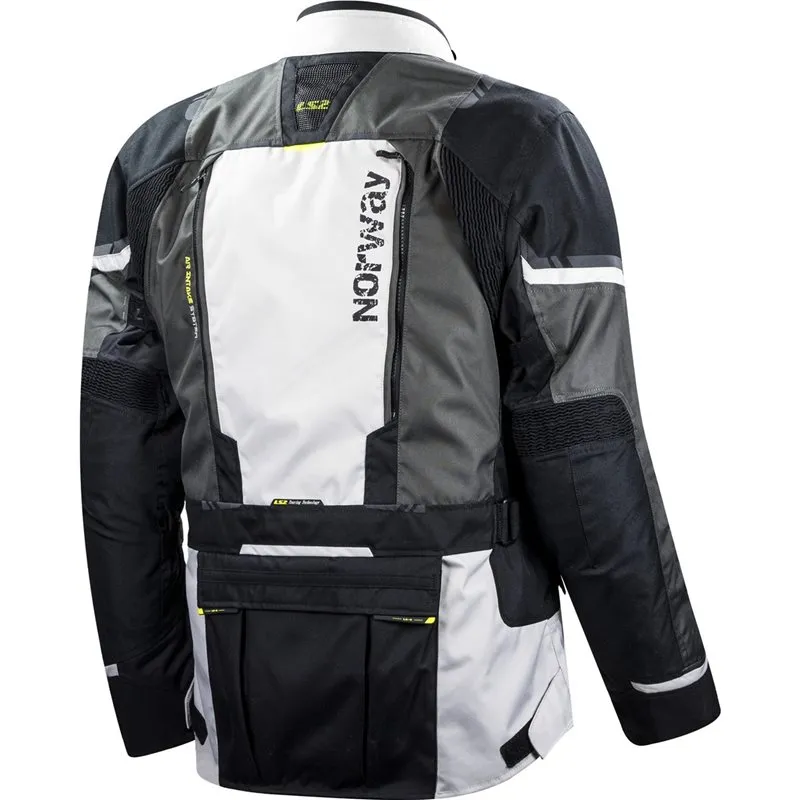 Jacka Ls2 Norway Herr Svart/Grå/Gul