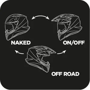 Airoh Hjälm Commander 2 Carbon Stylish glansig