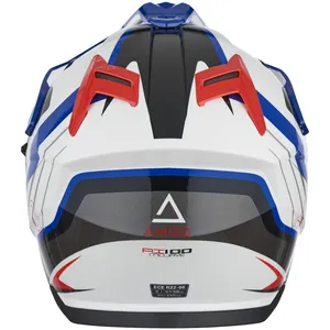 AMOQ Hjälm AI100 Mojave vit/röd/blå