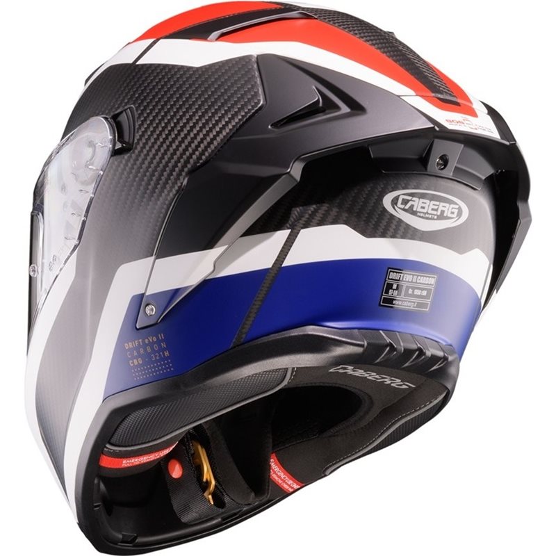Hjälm Caberg Drift Evo Ii Carbon Cbr Röd/Vit/Blå