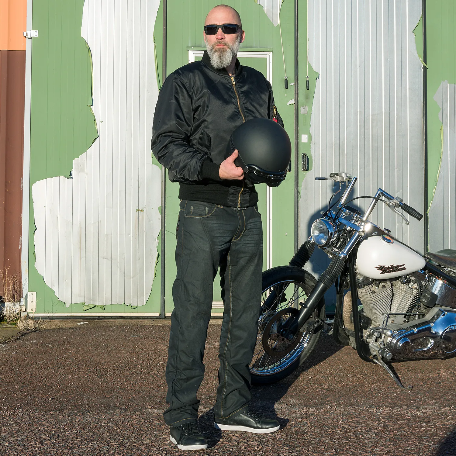 4Bikers Bad Bomber Svart Herr