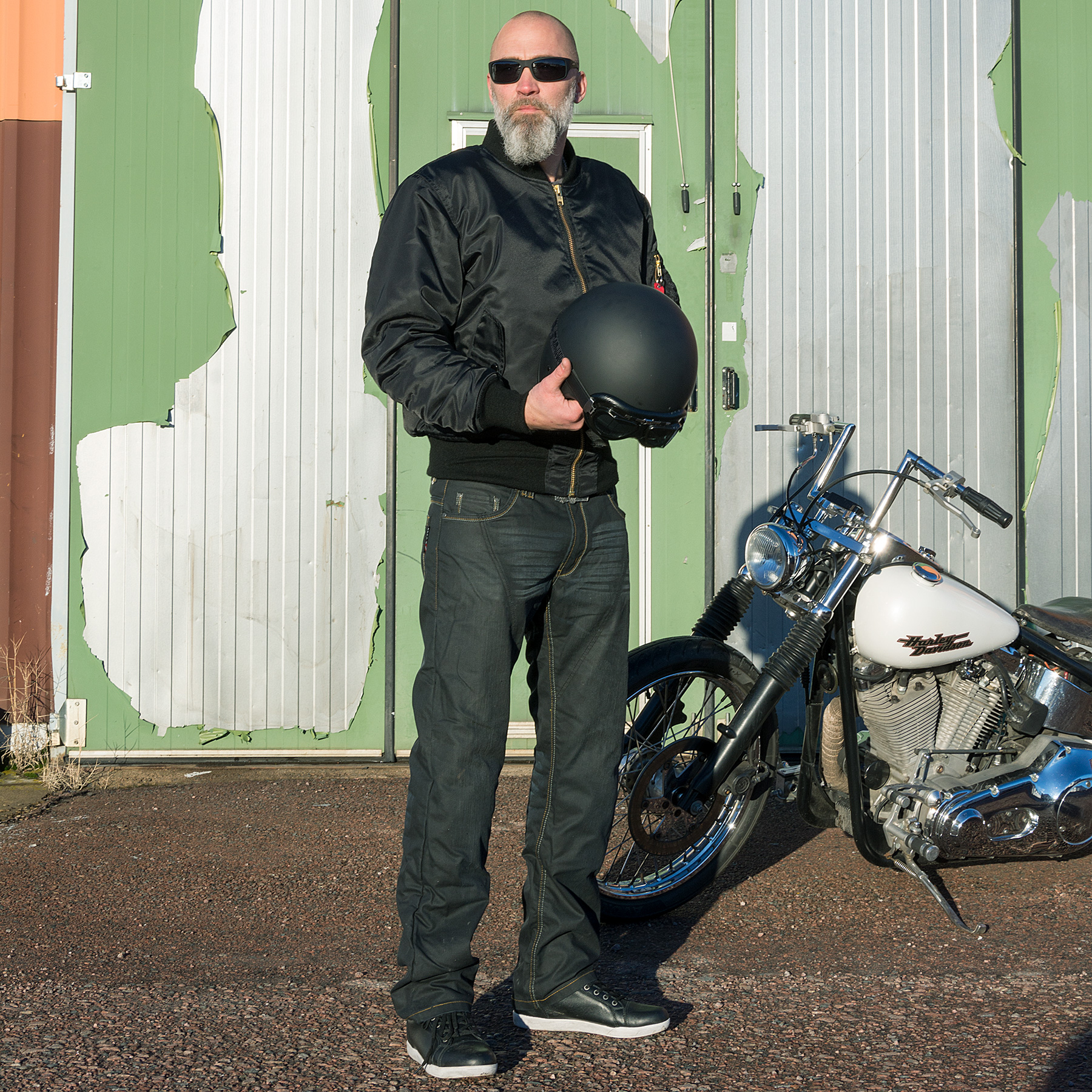 4Bikers Bad Bomber Svart Herr