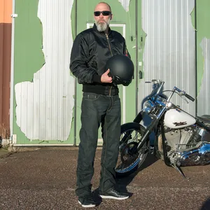 4Bikers Bad Bomber Svart Herr