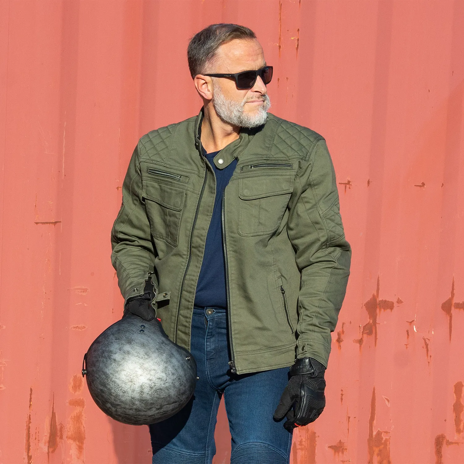 4Bikers Bruce Olive Green