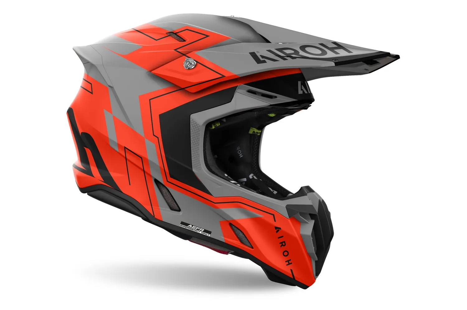 Airoh Hjälm Twist 3 Dizzy orange fluo matt