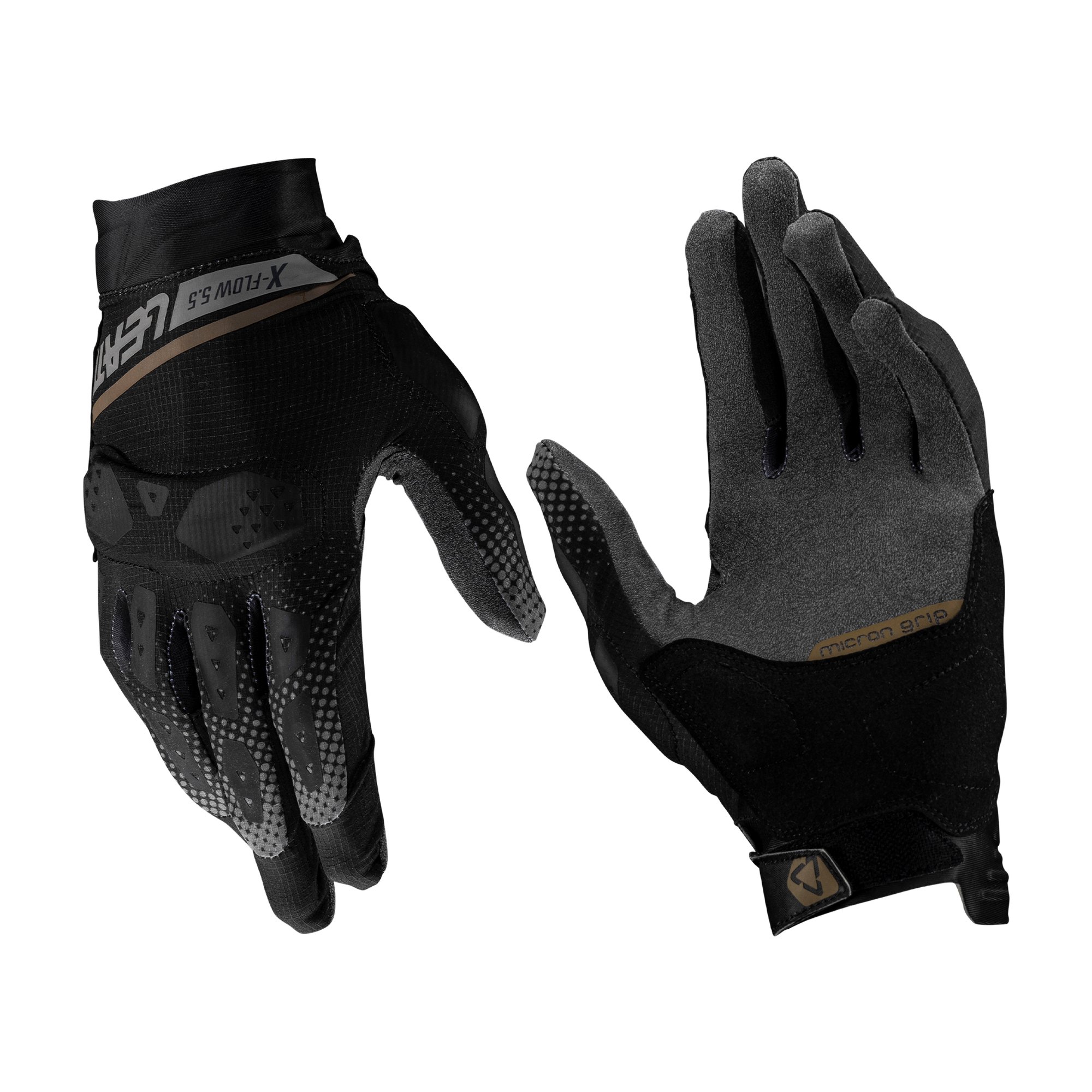 Leatt Handske ADV X-Flow 5.5 Short Stealth Svart/Grå
