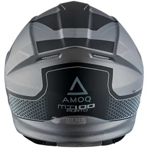 AMOQ Hjälm MI100 Porto svart/grå