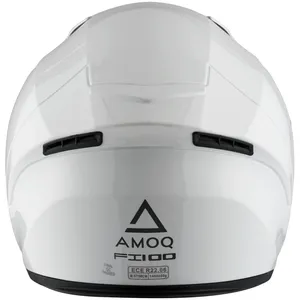 AMOQ Hjälm FI100 vit JNR
