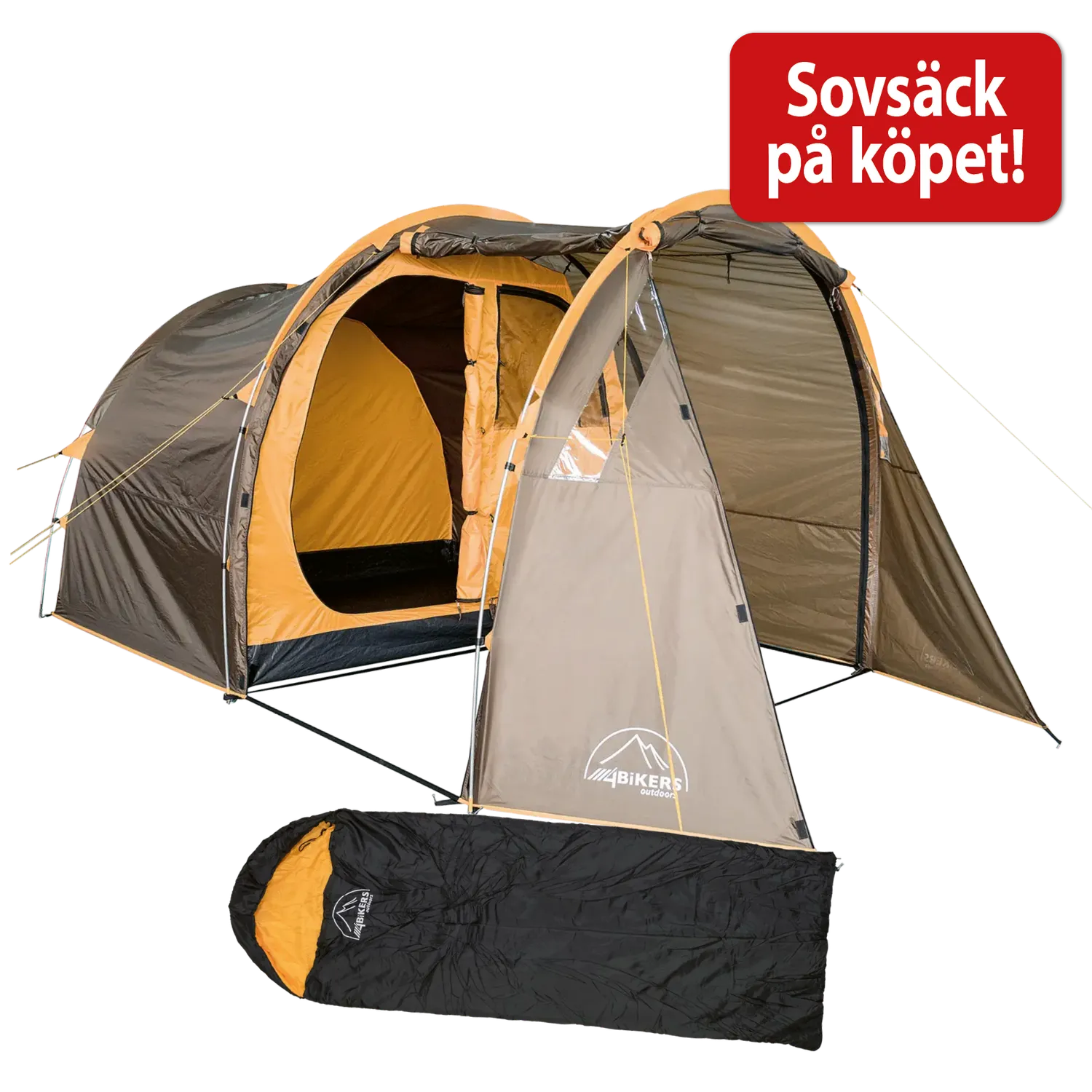 MC-tält Expedition – få sovsäck på köpet!