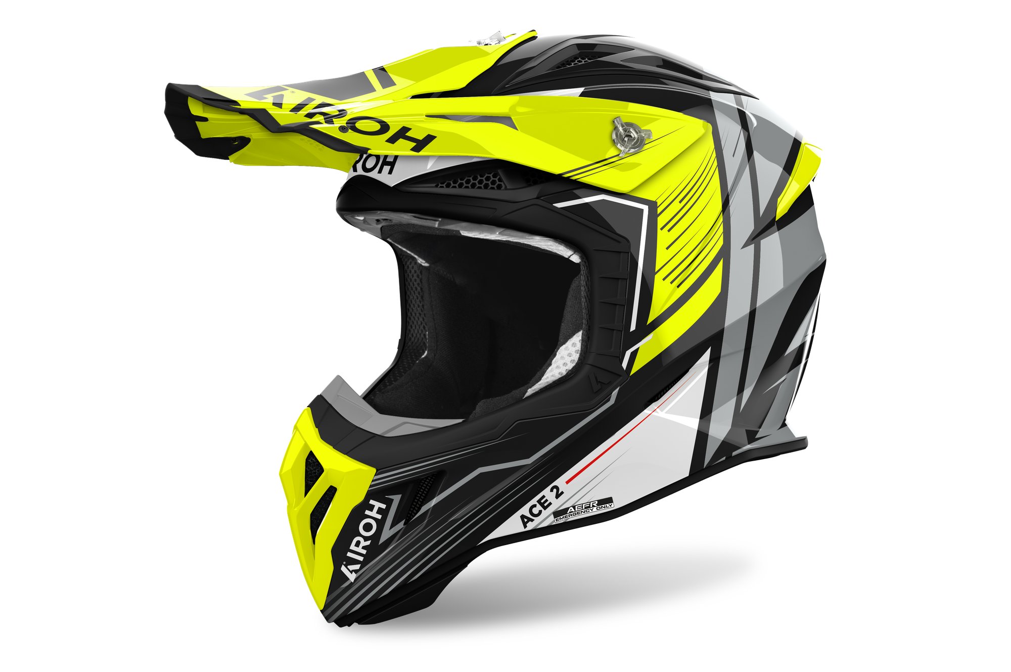 Airoh Hjälm Aviator Ace 2 Engine yellow gloss