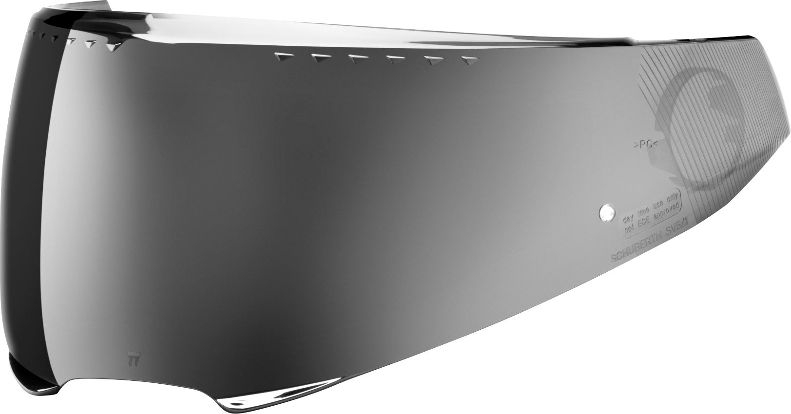 Schuberth C4 Visir spegel silver, 53-59