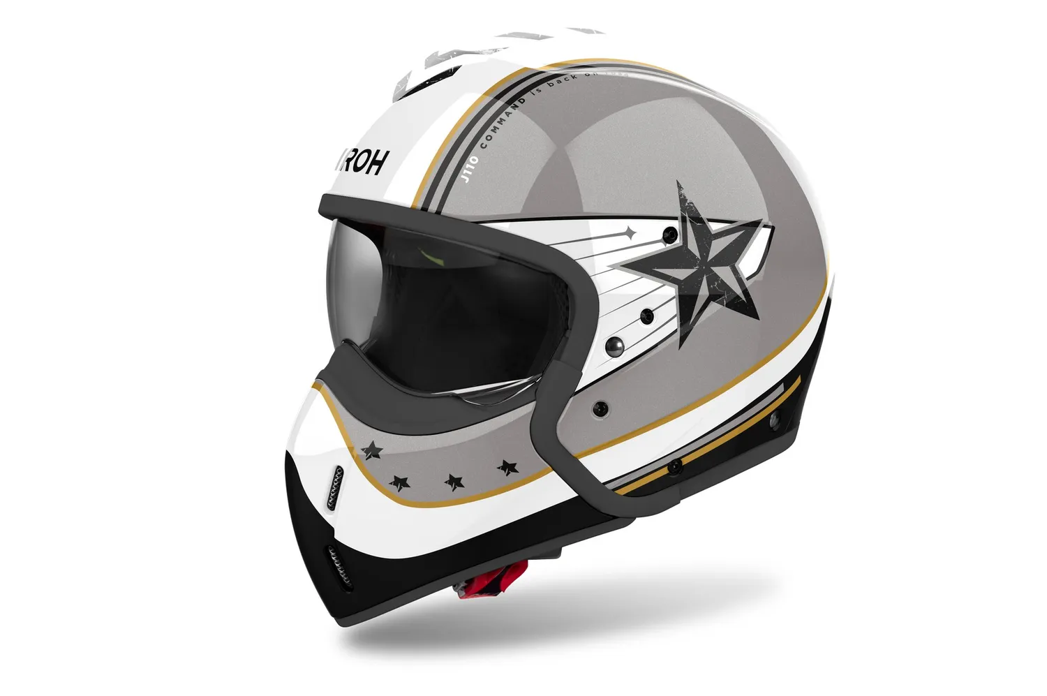 Airoh Hjälm J 110 Command Gold Glitter