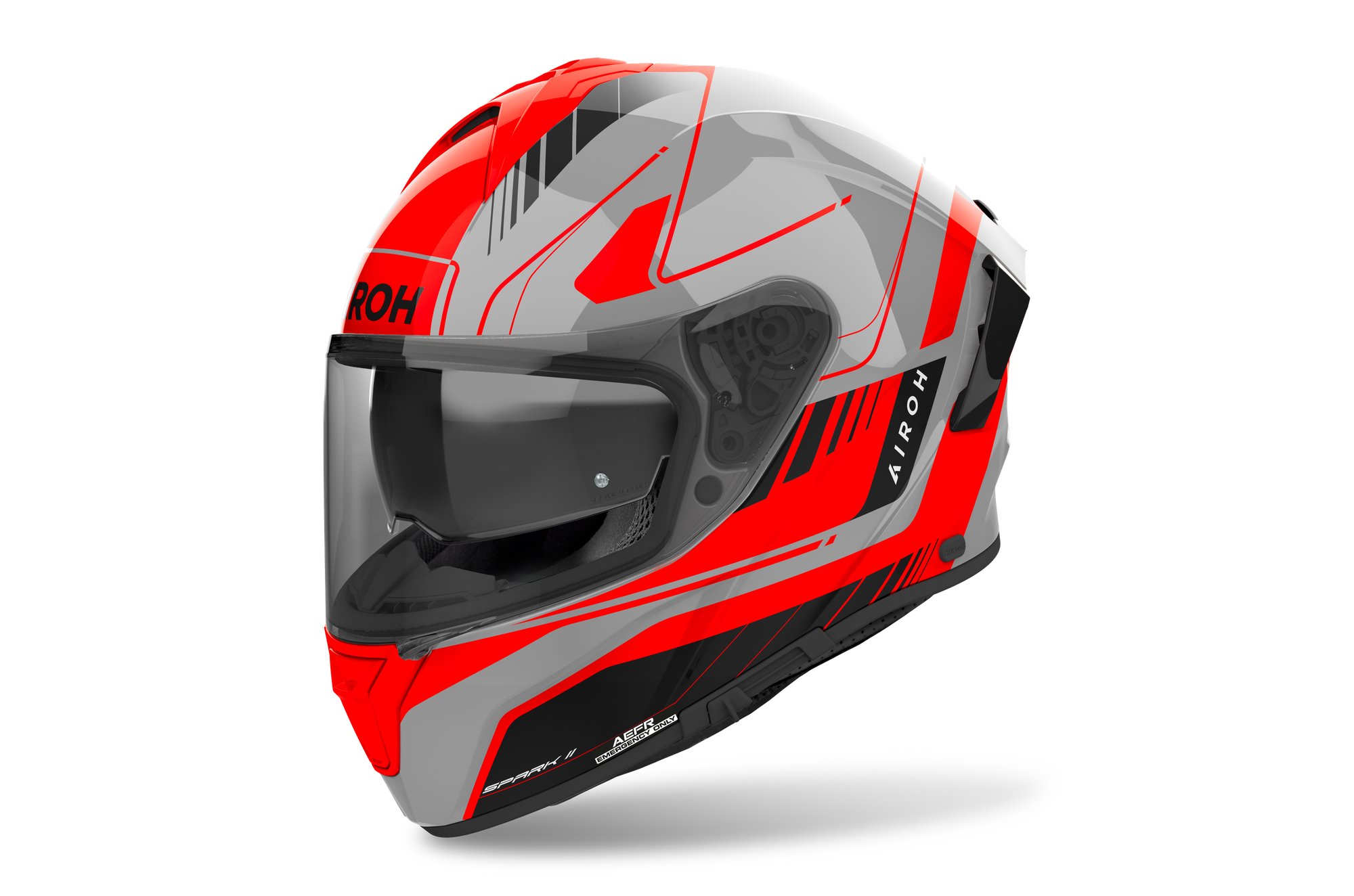 Airoh Hjälm Spark 2 Chrono Orange Gloss