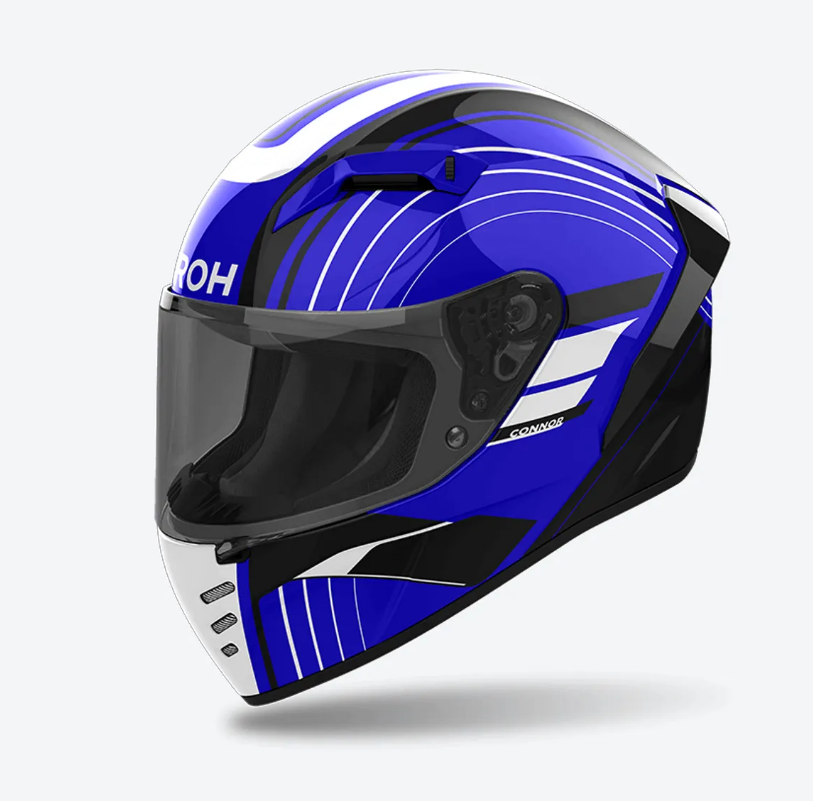 Airoh Hjälm Connor Achieve Blue Gloss