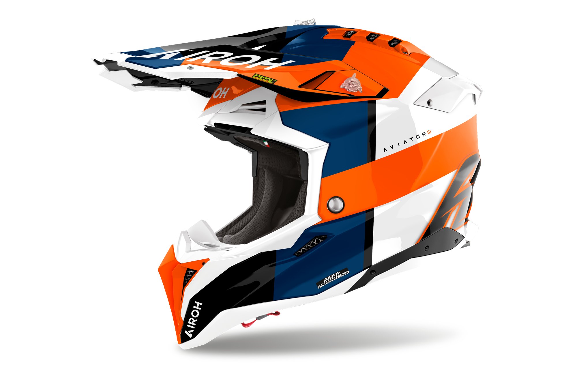 Airoh Hjälm Aviator 3 Monarch Orange glansig