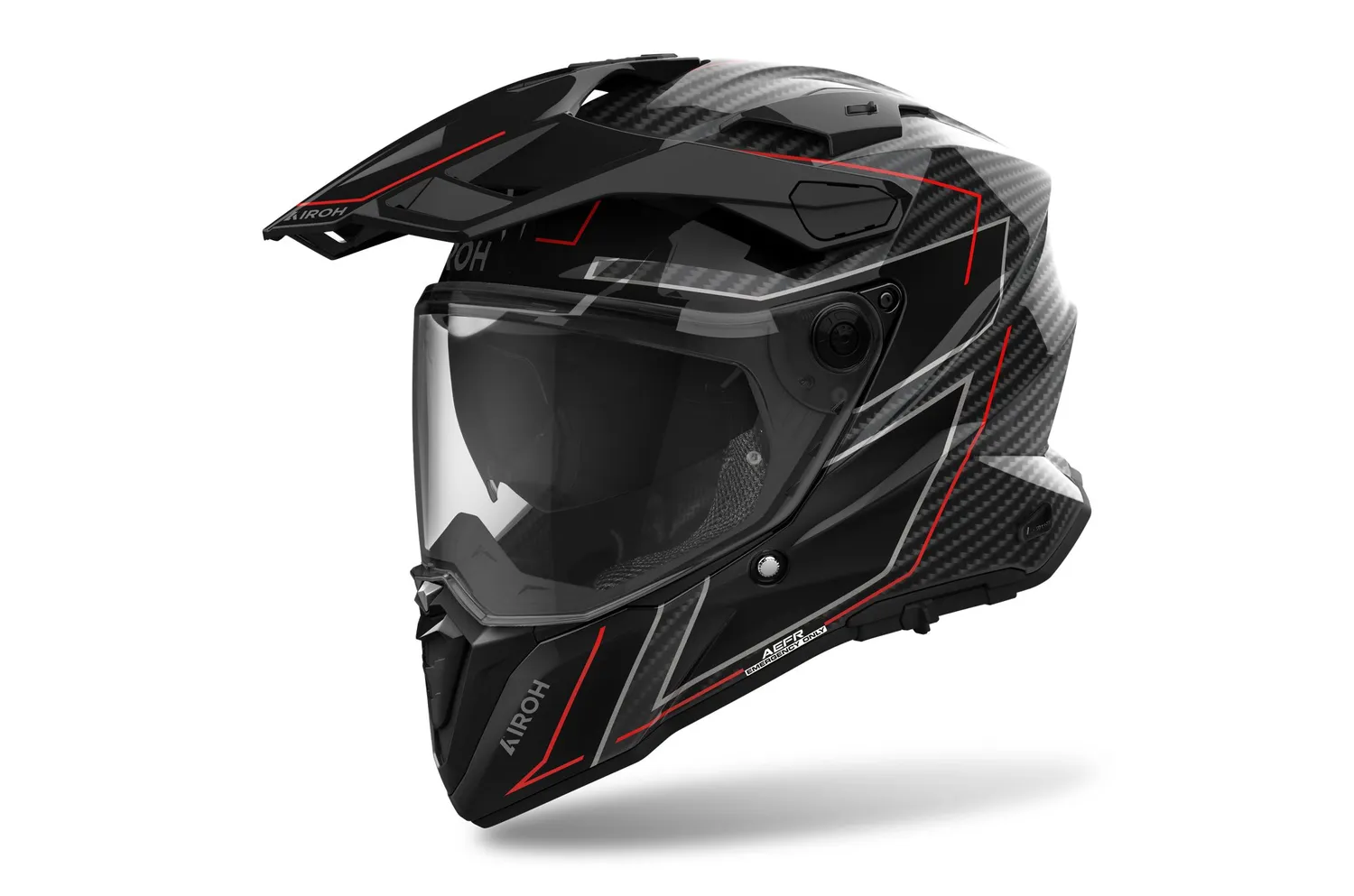Airoh Hjälm Commander 2 Carbon Stylish glansig
