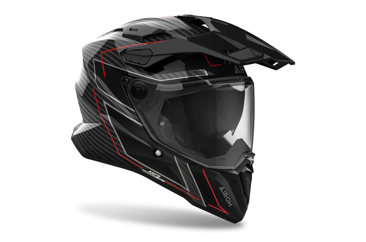 Airoh Hjälm Commander 2 Carbon Stylish glansig