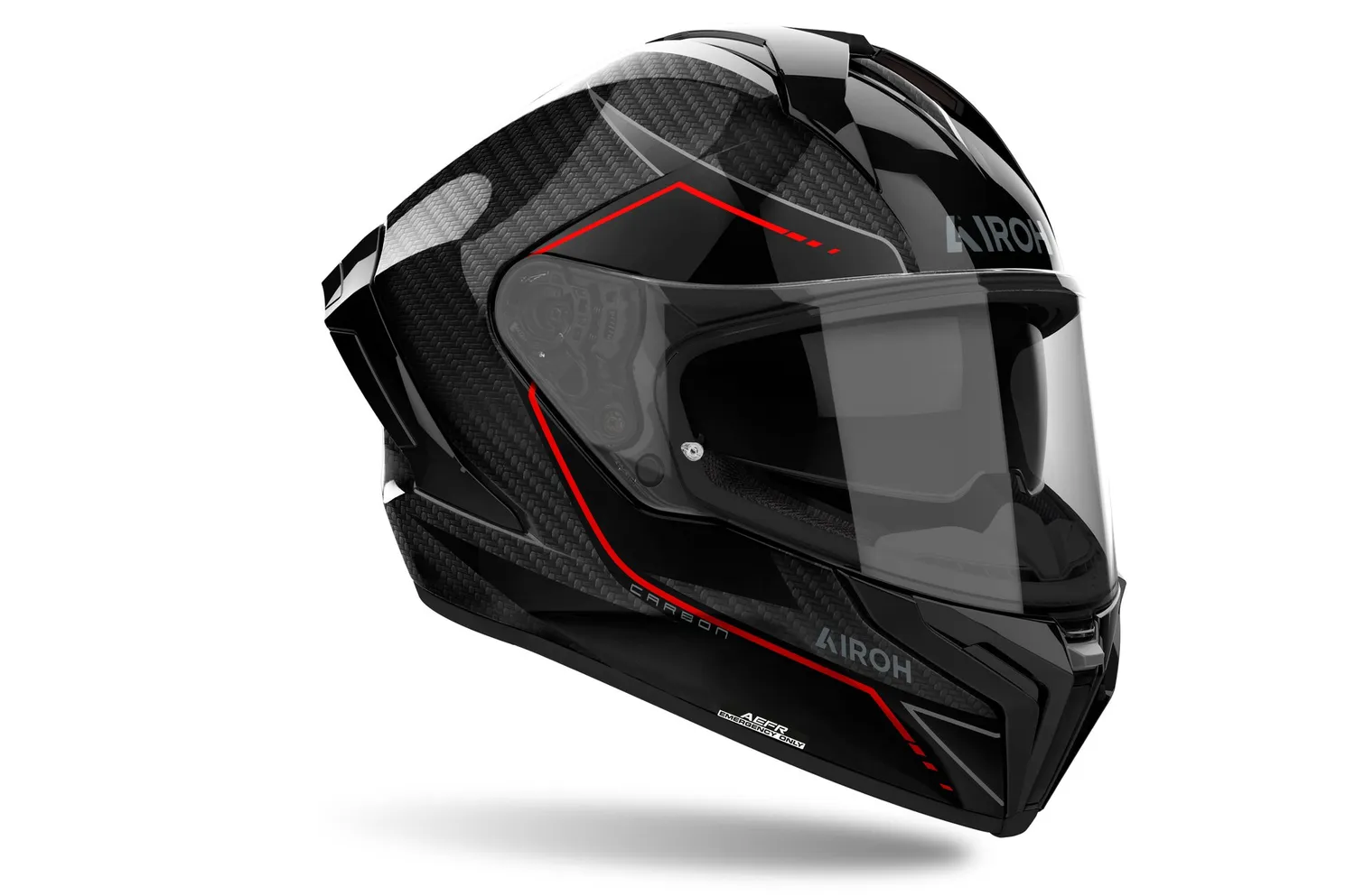 Airoh Hjälm Matryx Carbon Stylish glansig