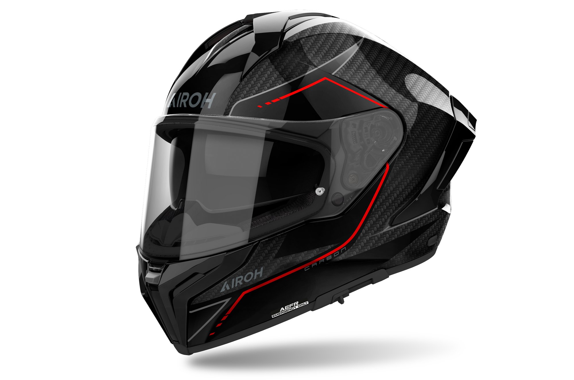 Airoh Hjälm Matryx Carbon Stylish glansig