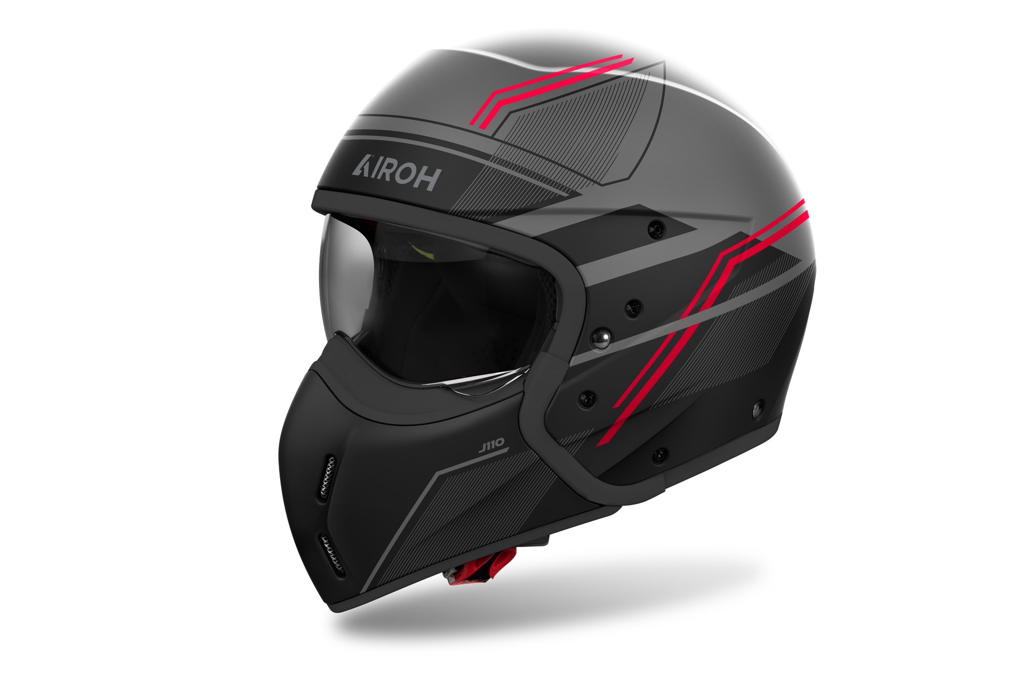 Airoh Hjälm J 110 Slim Röd Matt